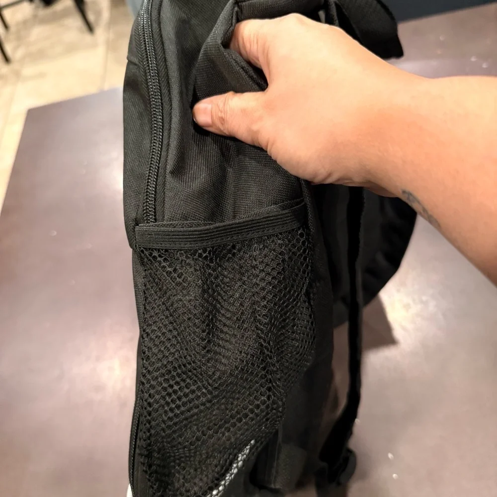 F35 Black Backpack with Embroidered Logo